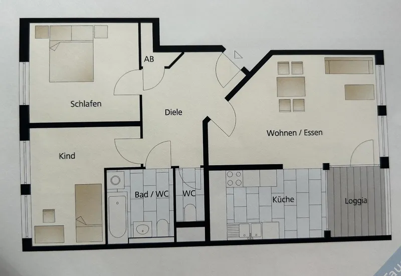 Helle, moderne, 3-Zimmer-Wohnung mit Garage nahe Britzer Garten — photo 1